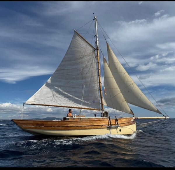 Velero en bahía